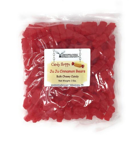 Ju Ju Cinnamon Bears Candy, Spicy Flavor
