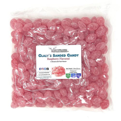 Sanded Raspberry Candy Hard Drops