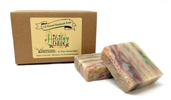 Holiday Cheer Soap - Vegan, Handmade Soaps / 2, 4 Ounce Bars