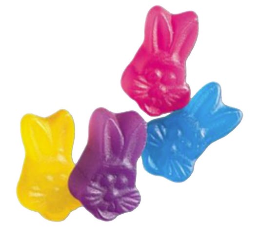 Rabbit Jubes Gummy Candies, Assorted Fruit Flavors, 2 Pound