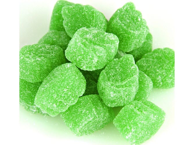 Spearmint Jelly Leaves, 3 lb Bulk Size