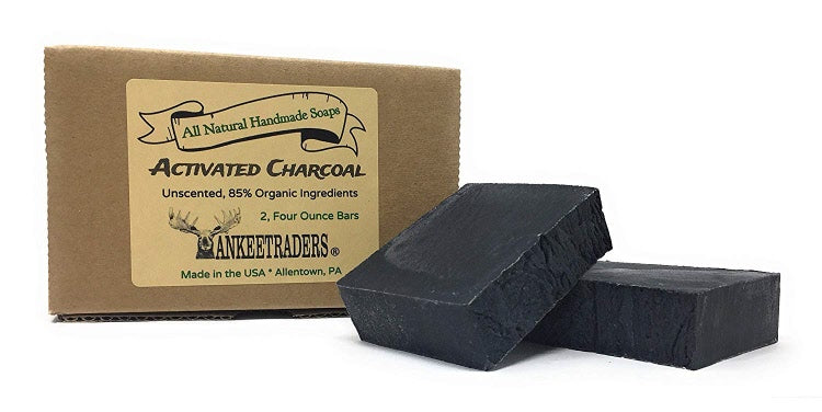 Activated Charcoal Soap - All Natural, Vegan, Handmade Soap, 2 Bars