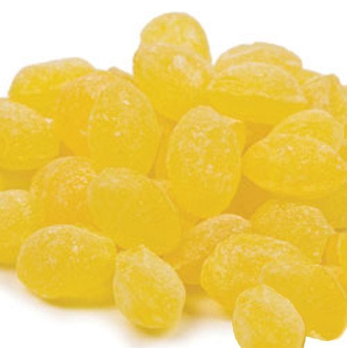 Sanded Lemon Hard Candy Drops