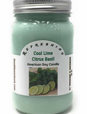 Cool Lime Citrus Basil 16 oz. Soy Candle