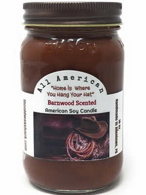 Barnwood, American Cowboy, 16 Oz Soy Candle (Retiring Scent, Limited Quantities)