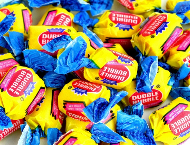 Dubble Bubble, Original Flavor, Twist-Wrapped Bubble Gum, Bulk, 2 LBS