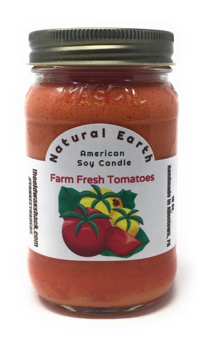 Farm Fresh Tomatoes 16 Oz, Soy Candle