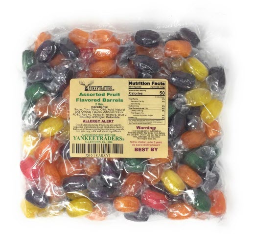 Wrapped Assorted Fruit Barrels