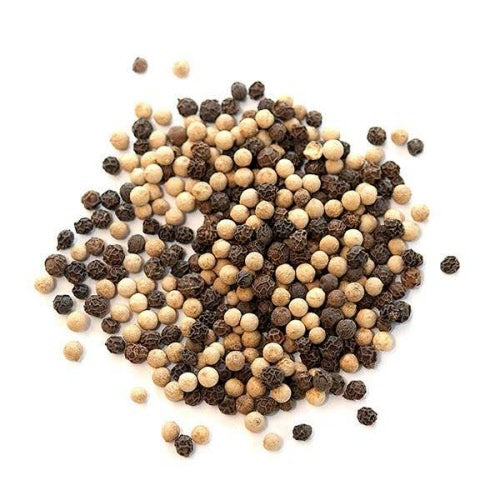 Peppercorns, Tuxedo Blend, Black and White, Whole, 8 Ounce