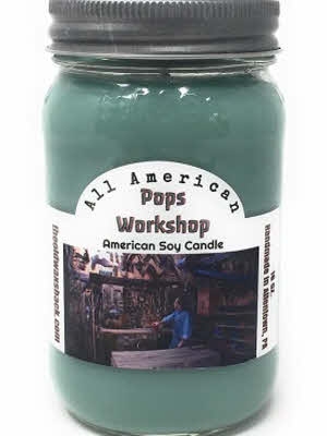 Pops Wood Shop , 16 Oz, Soy Candle