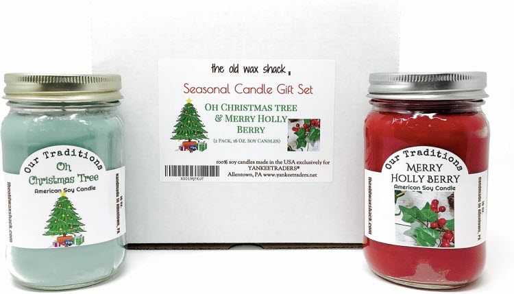 Oh Christmas Tree, Merry Holly Berry, Winter (2 Pack, 16 Oz.)
