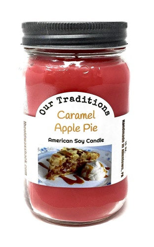 Caramel Apple Pie 16 Oz Soy Candle