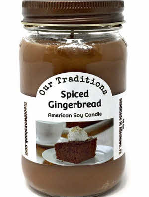 Spiced Gingerbread 16 Oz Soy Candle