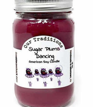 Sugar Plums Dancing 16 Oz Soy Candle