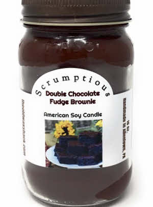 Double Chocolate Fudge Brownie 16 Oz Soy Candle