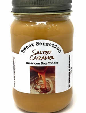 Salted Caramel 16 Oz Soy Candle