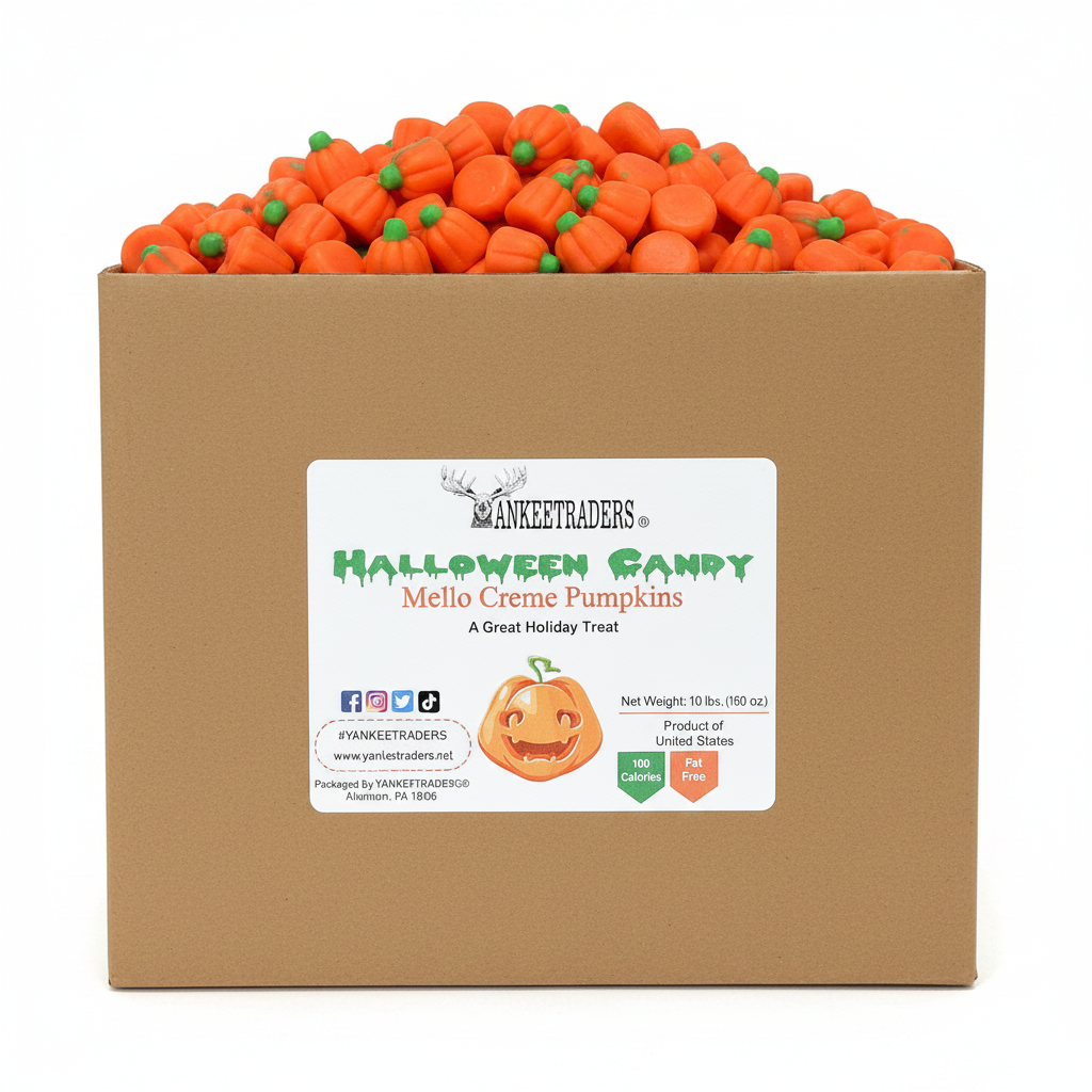 Mello Creme Pumpkins 10 lb Bulk Kraft Box