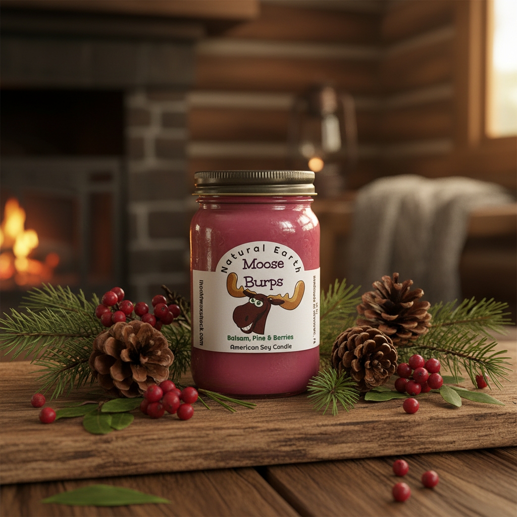 Moose Burps Soy Candle Lifestyle