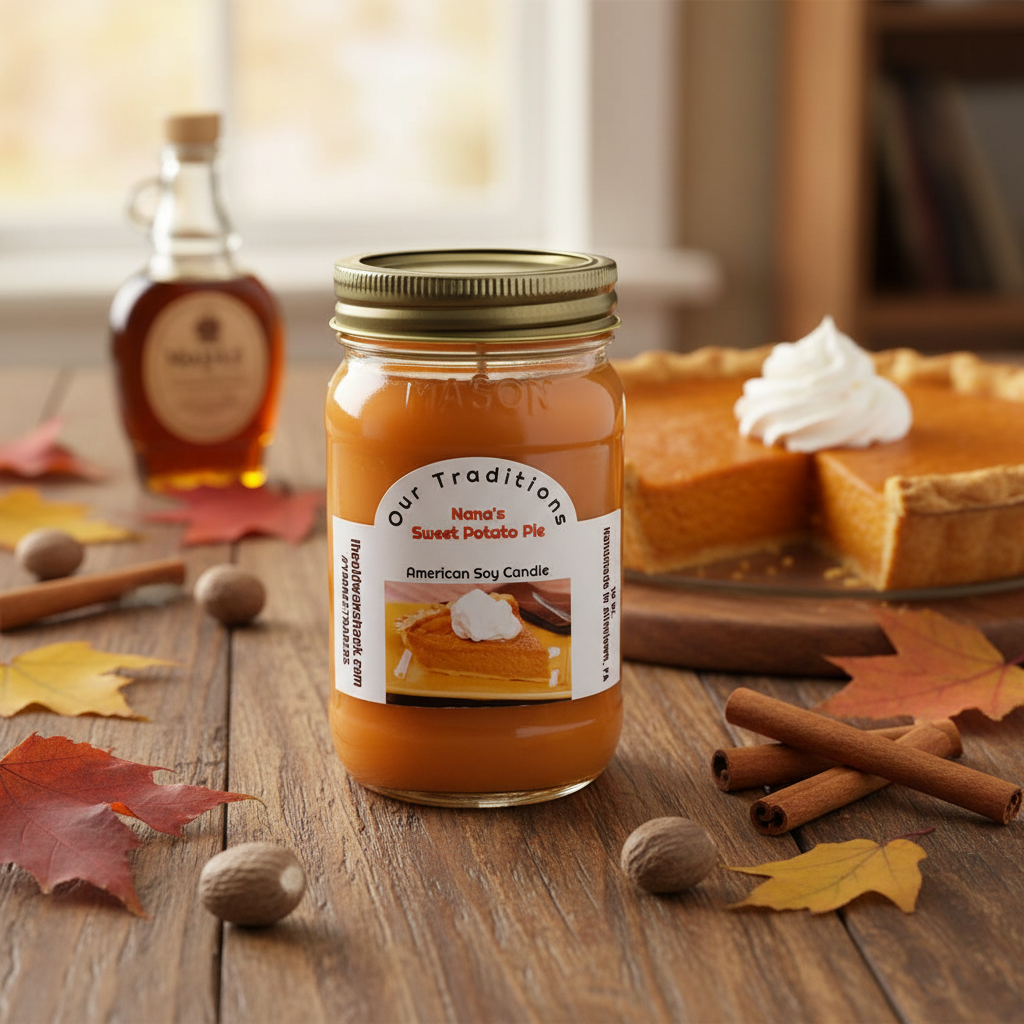 Nana's Sweet Potato Pie Candle Lifestyle