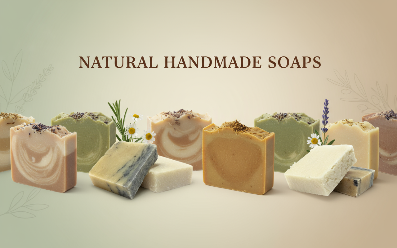 Natural Handmade Soaps Marquee