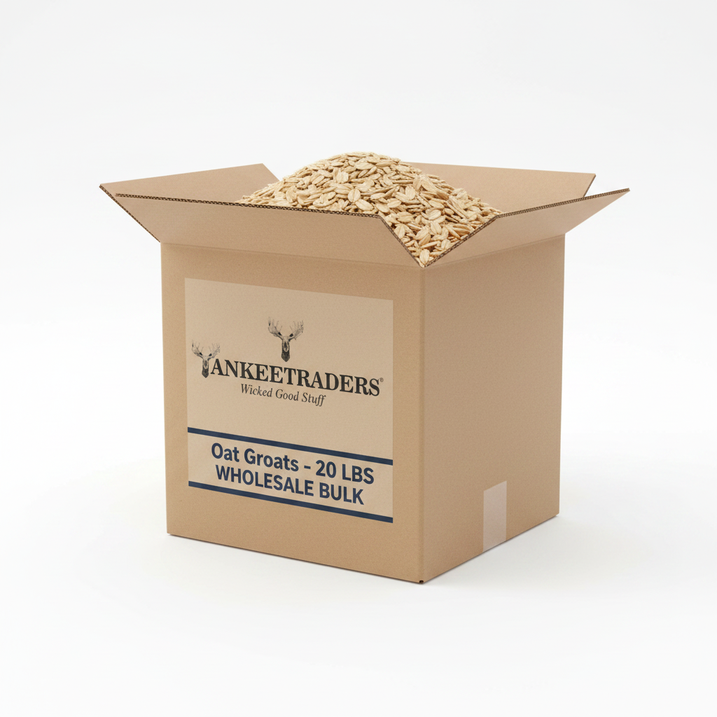 Oat Groats 20 lb Wholesale Kraft Box