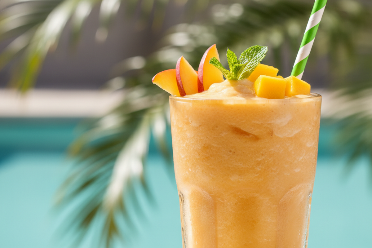 Mango Mix Peach Mango Smoothie Mix | Gourmet Frozen Drink Mix 20 oz – YANKEETRADERS
