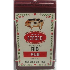 Szeged - Rib Spice Rub / Gourmet Rub / 2 -5 Oz. Tins