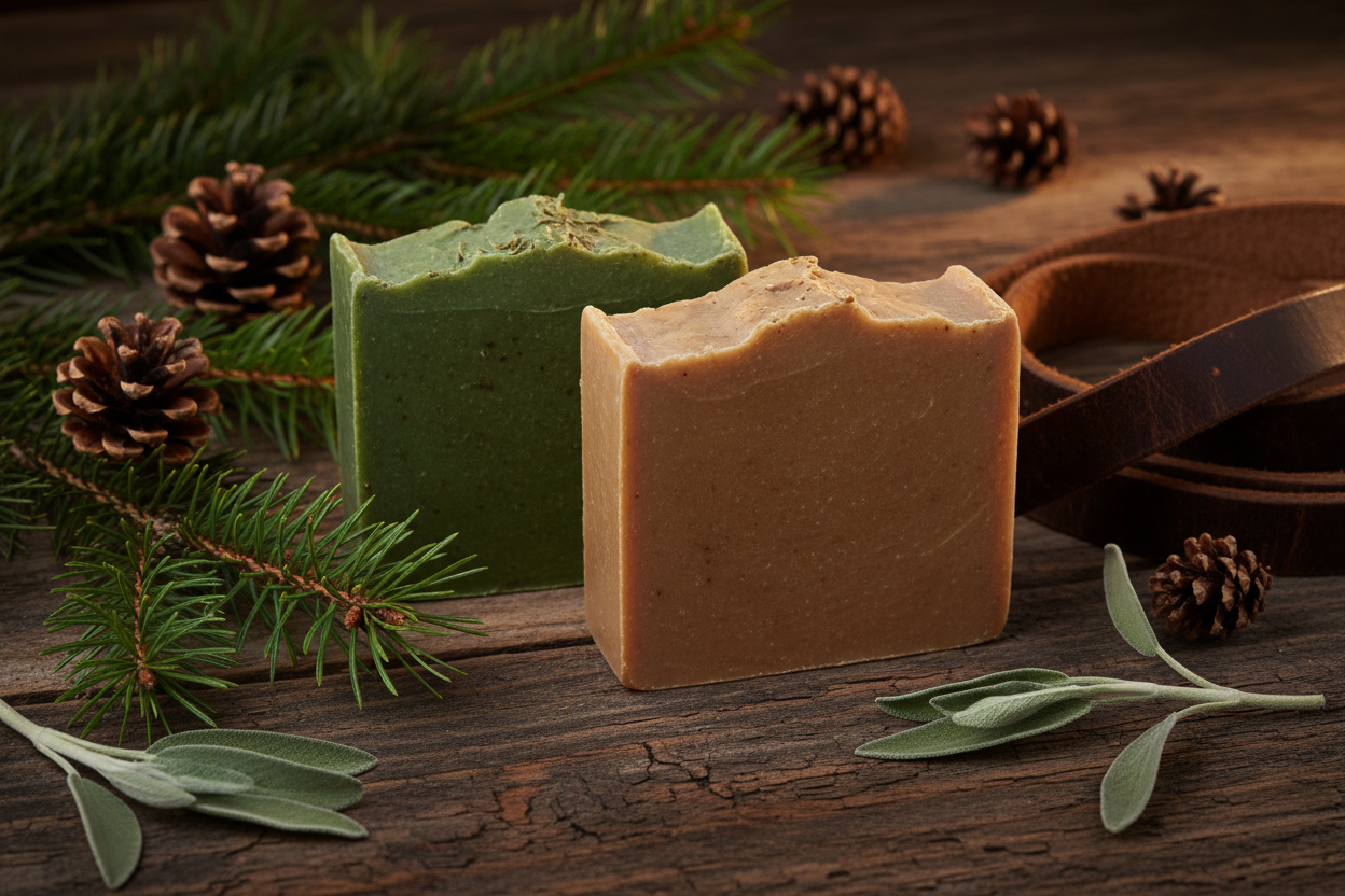 Rugged Man Soap Lifestyle