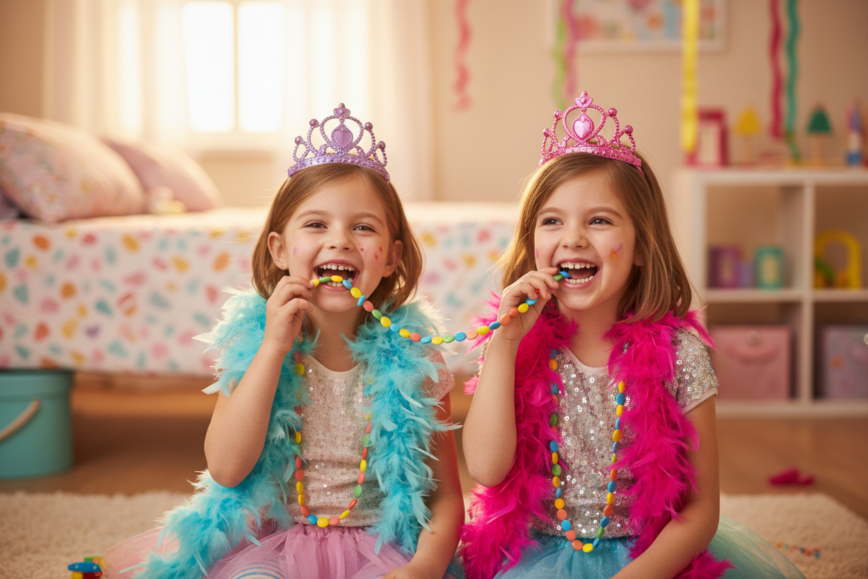 Smarties Candy Necklaces - Girls Dress Up