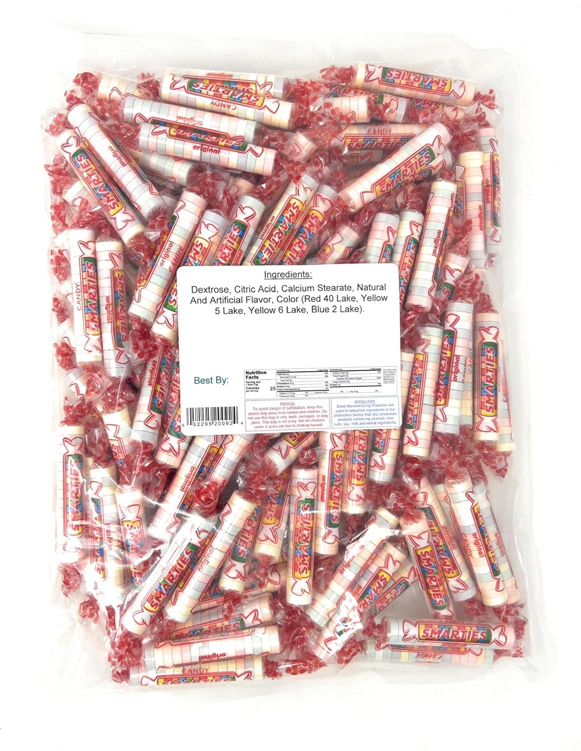 Smarties Candy Rolls | Tangy Assorted Fruit Flavors | Bulk 2, 4, 6 & 20 lb
