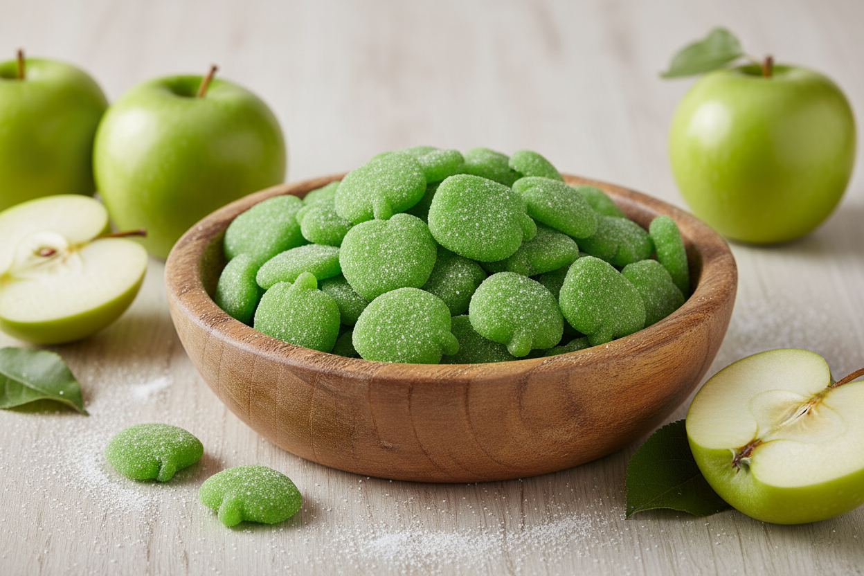 Sour Green Apple Gummy Candy – Lifestyle
