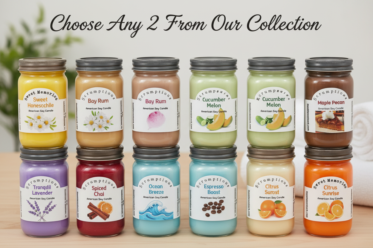 Soy Candle Collection Preview
