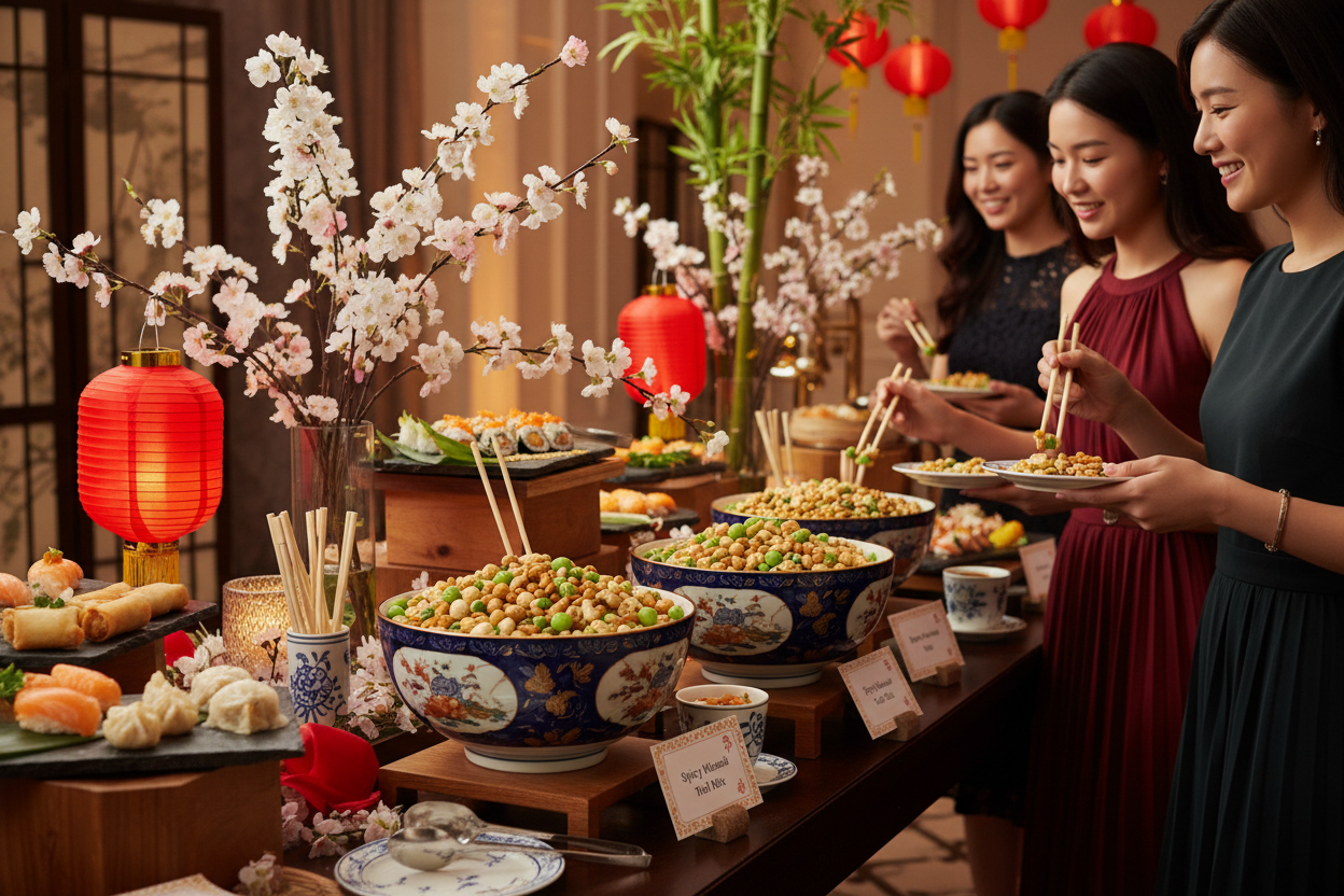 Spicy Wasabi Trail Mix Asian Buffet