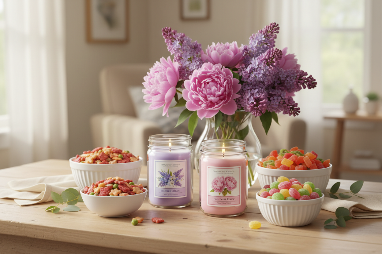 Spring Home Banner - Candle Product Images