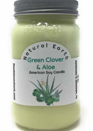 Green Clover & Aloe 16 oz. Soy Candle
