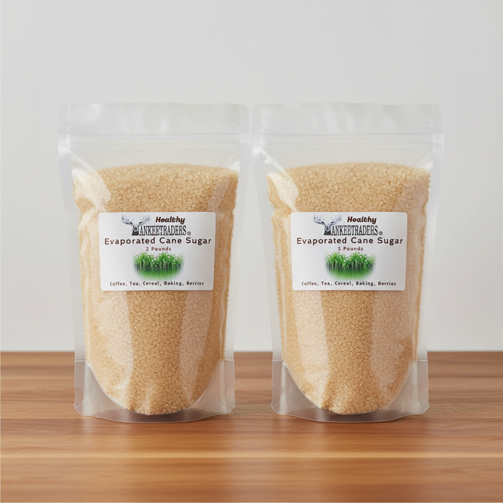 Two YANKEETRADERS Cane Sugar Bags