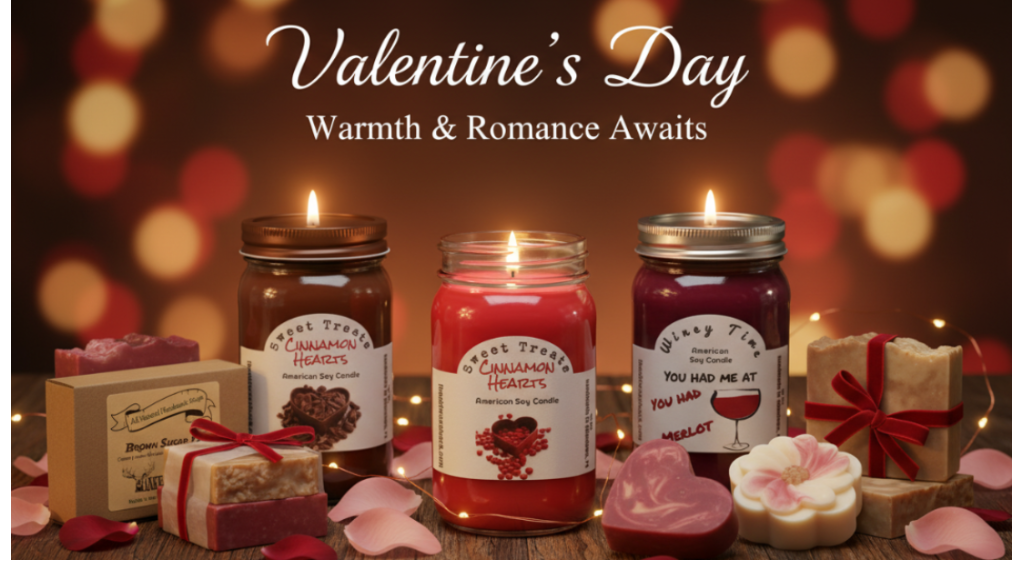 Valentine's Candles and Soaps