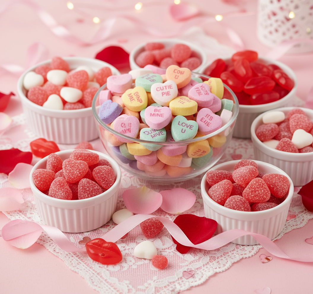 Valentine's Day Candy Collection Banner