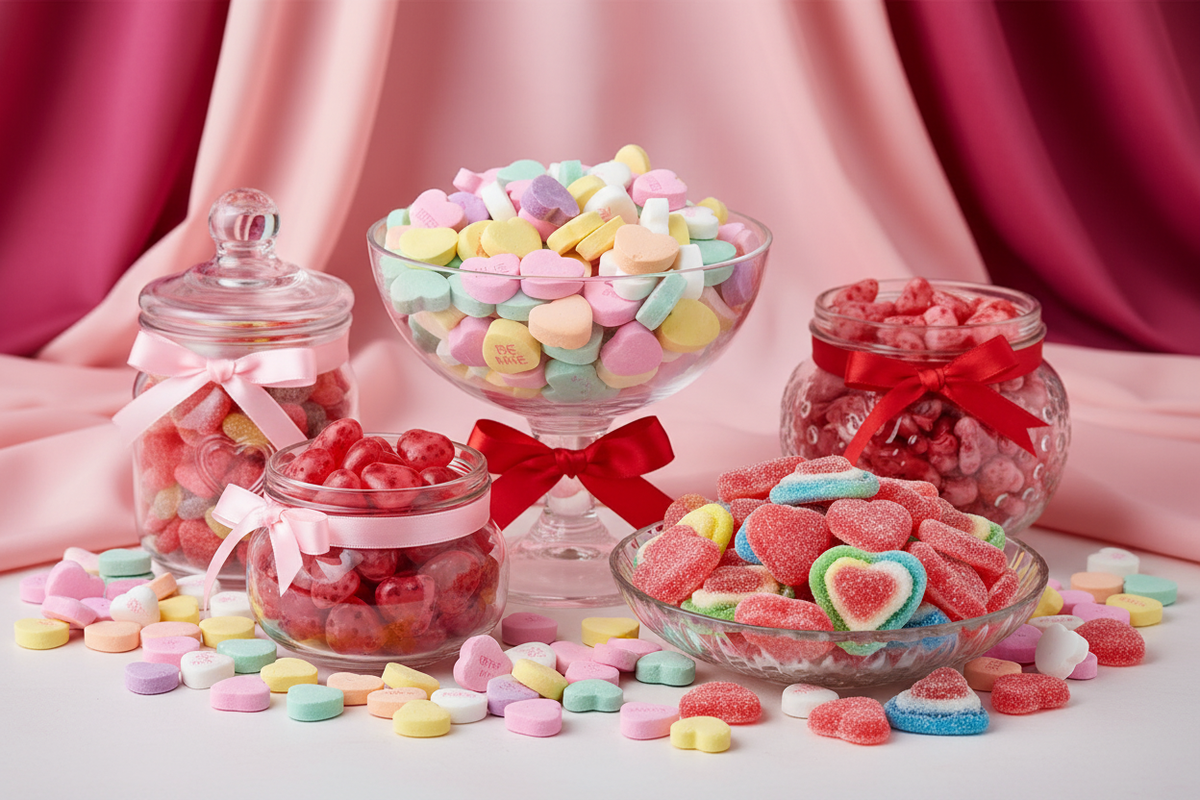Valentine's Day Candy promotional banner
